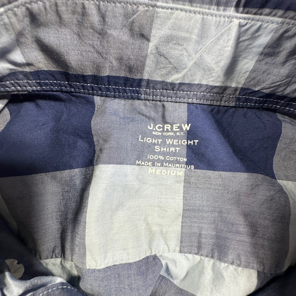 Men’s J.Crew Lightweight Cotton Shirt Size M - Picture 6 of 7